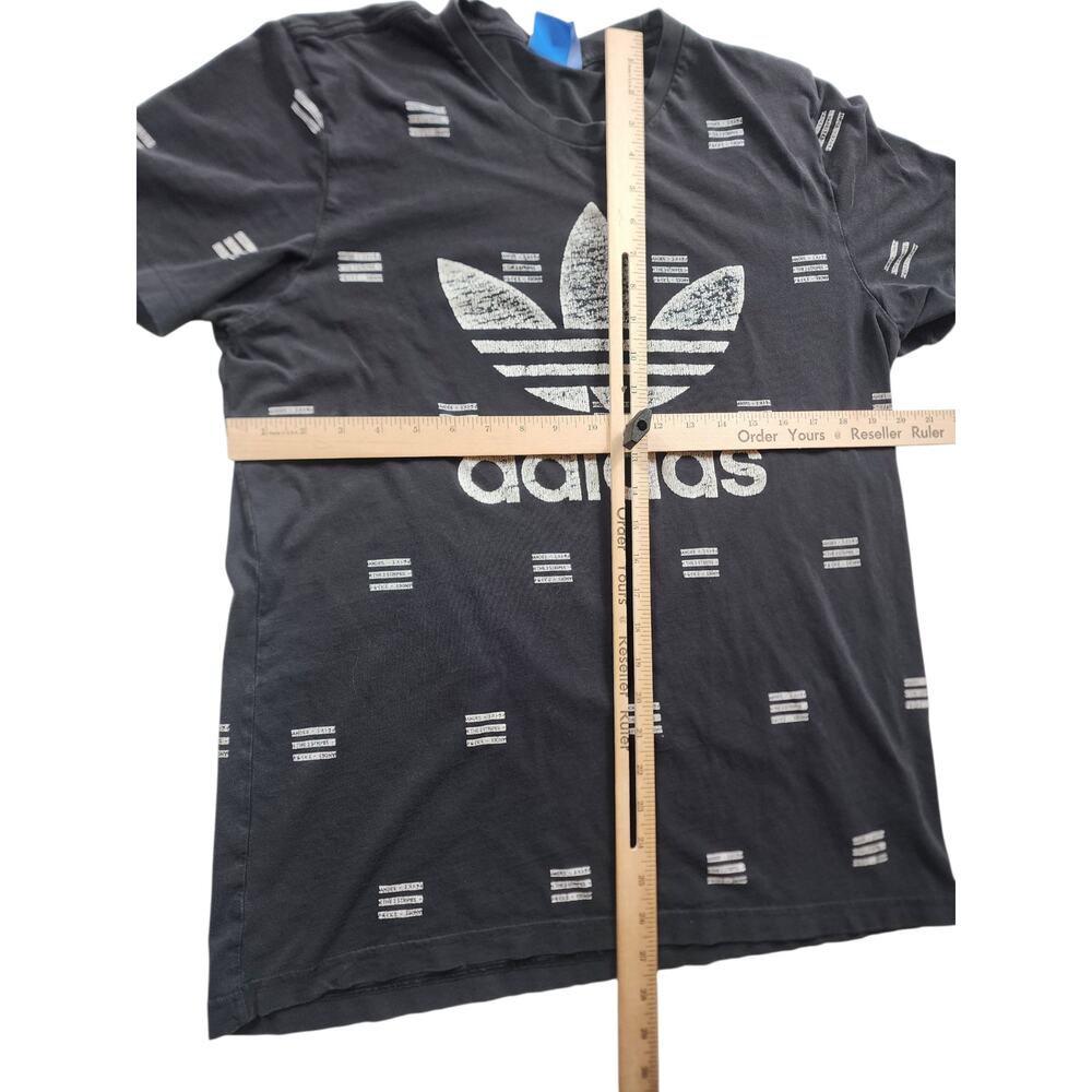 Adidas T Shirt Men Small Youth XL Trefoil Logo Graphic Streetwear Short Sleeve - Picture 8 of 9